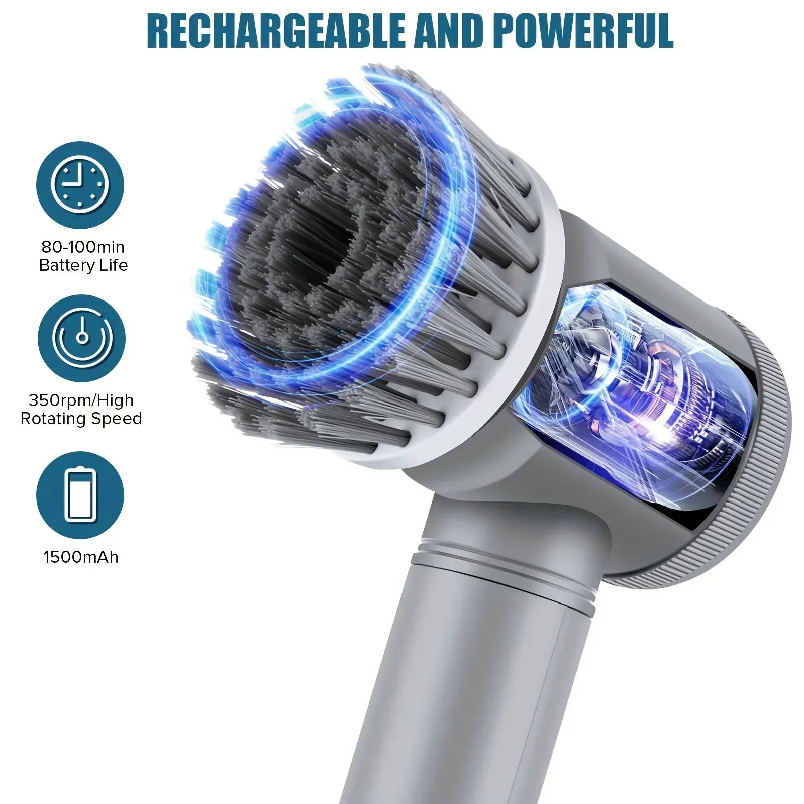 Turbo Clean recargable 350rpm 1500mAh