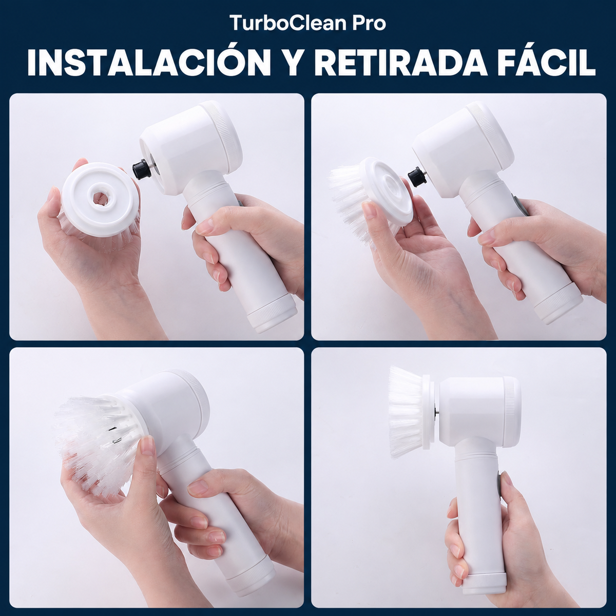 Turbo Clean - Cepillo Eléctrico de Limpieza